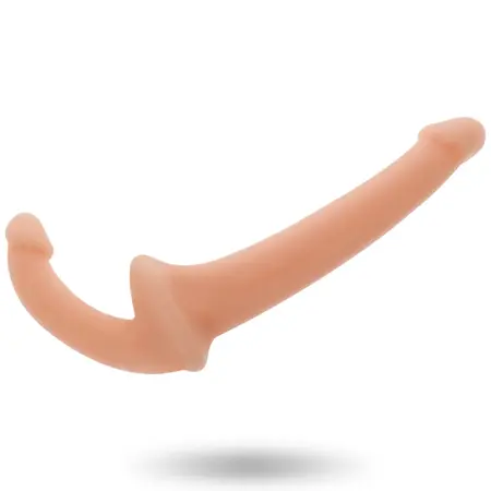 Addicted Toys Dual-Ended Strapless Silicone Intimate Machine 26 cm Black