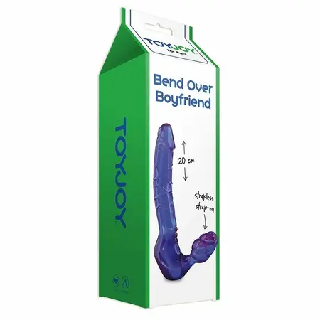TOYJOY Bend Over Boyfriend Silikonski Bezpojasni Intimni Sistem 24cm Crni