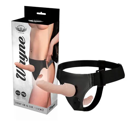 Harness Attraction Wayne Dvostruki Sistem Za Intimne Odnose 16.5 cm Crna