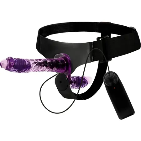 Harness Attraction Rodney Vibrirajući Dvostruki Sistem 18 cm Crni Pojas