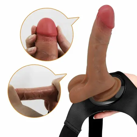Pretty Love BW-022103P Intimni Sistem 15.5 cm Sa Univerzalnim Pojasom, Braon