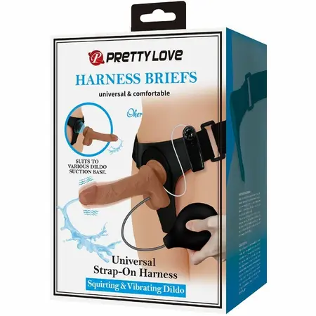 Pretty Love BW-022103P Intimni Sistem 15.5 cm Sa Univerzalnim Pojasom, Braon
