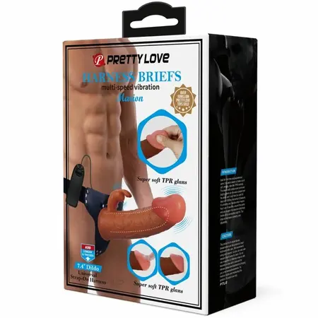 Pretty Love Marion Intimni Sistem Sa Vibrirajućim Dodatkom 19cm Braon