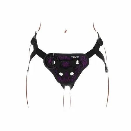 Get Real Podesivi Čipkasti Strap Pojas Ljubičasti - Univerzalna Veličina