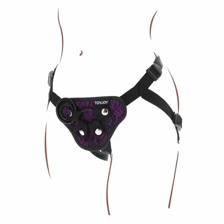 Get Real Podesivi Čipkasti Strap Pojas Ljubičasti - Univerzalna Veličina