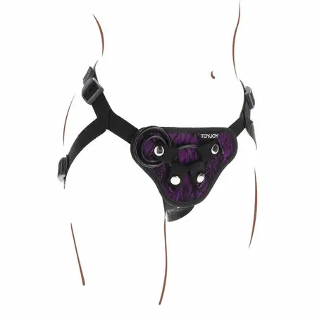 Get Real Podesivi Čipkasti Strap Pojas Ljubičasti - Univerzalna Veličina