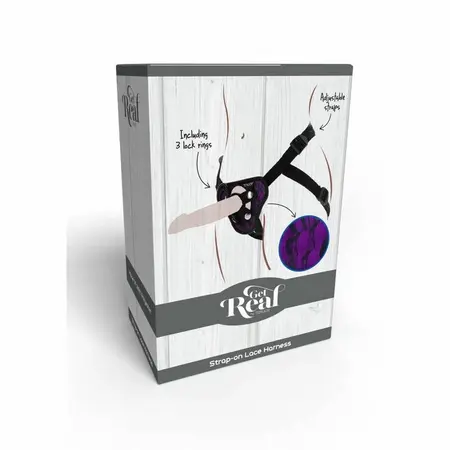 Get Real Podesivi Čipkasti Strap Pojas Ljubičasti - Univerzalna Veličina