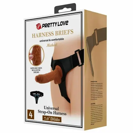 Pretty Love Micheal Universal Harness System 20cm Black Adjustable Set