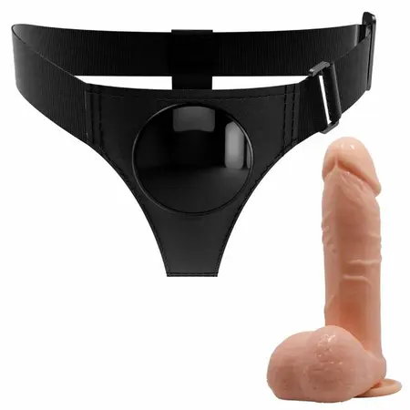 Pretty Love Tom 20 cm Universal Strap Harness Set, Neutral Tone