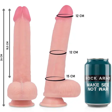 RockArmy Kingcobra Liquid Silicone Sistem 24cm sa Premium Pojas Setom