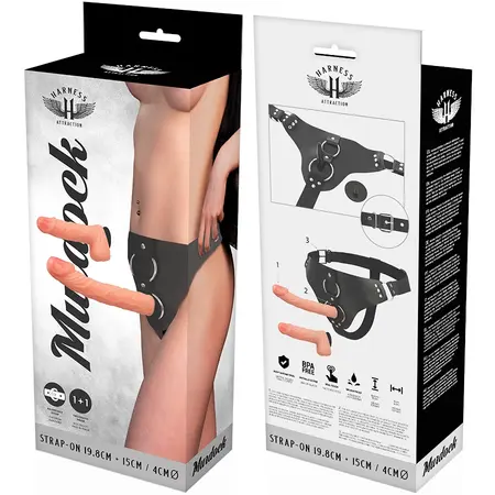 Harness Attraction RNES Murdock Set Podesivi Sistem 19.8 i 15 cm Crni