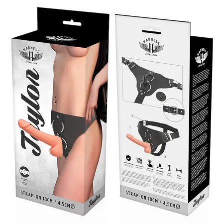 Harness Attraction Taylor Deluxe 18 cm Podesivi Intimni Set Pojaseva