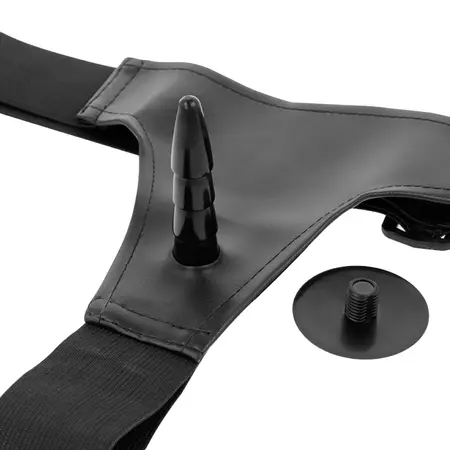 Harness Attraction Kenny Silikonski Sistem Podesivi 15 cm Crni Pojas