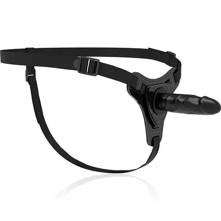 Fetish Submissive Silikonski Pojas Crni 15cm - Podesivi Udobni Sistem