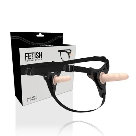 Fetish Submissive Silikonski Sistem Pojaseva Boje Kože 12.5 cm Podesivi Kaiš