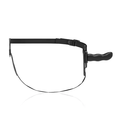 Fetish Submissive Silikonski Pojas Crni 16 cm - Podesivi Sistem Kaiševa