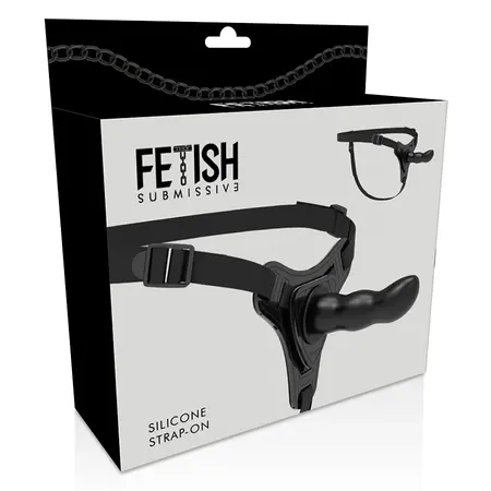 Fetish Submissive Silikonski Pojas Crni 16 cm - Podesivi Sistem Kaiševa