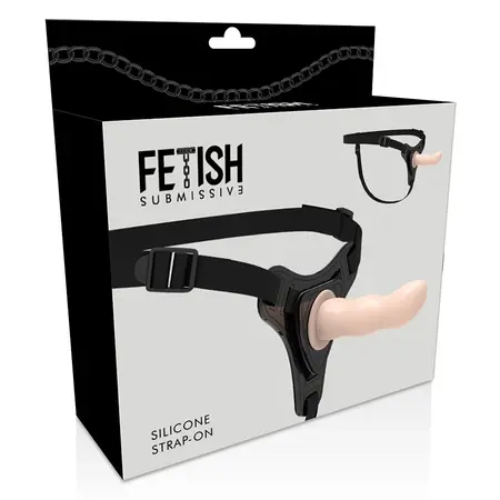 Fetish Submissive Silikonski Intimni Sistem sa Pojasom 12.5 cm Boje Kože