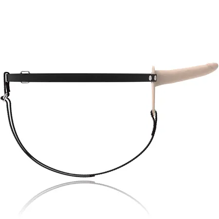 Fetish Submissive Silikonski Pojas Boje Kože 15cm - Podesivo Udobno Prijanjanje
