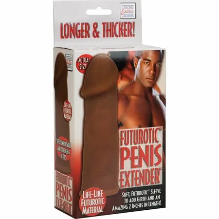 CalExotics Futurotic Smeđi Produžni Rukav 14cm Fleksibilni TPR