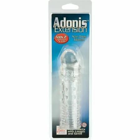 CalExotics Adonis Produžetak Providni Silikonski Poboljšavajuci Rukav 5cm