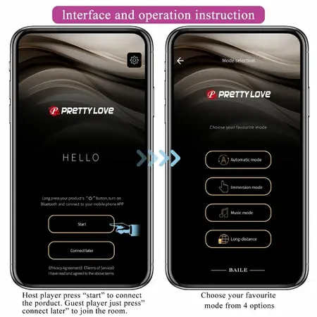 Pretty Love Leviathan Aplikacijom kontrolisani intimni uređaj Ljubičasti silikon