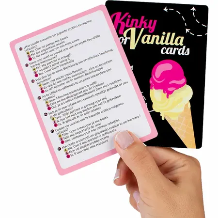 Secretplay Game Kinky or Vanilla Višejezična društvena igra 90 karata