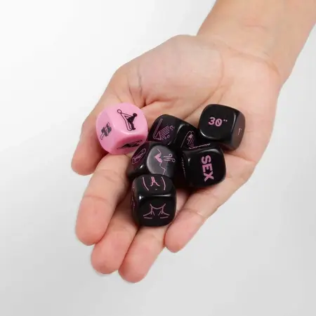 Secret Play Dice Game - 6-delni višejezični intimni set