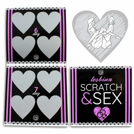 Secret Play Scratch & Discover Igra za parove - Lezbejsko izdanje, Višejezično