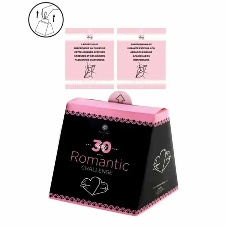 Secretplay Romantični Izazov Set 30 Karata Multilingvalni 110x110mm