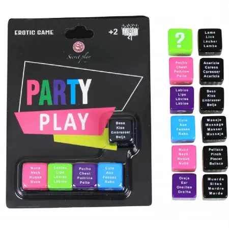 Secret Play Party Play Igra sa Kockicama Set od 5 Komada Multilingvalni 14mm