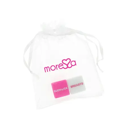 Moressa Set Igre sa Kockicama Engleski - Smola, 2 Kockice i Satenska Torba, 2cm