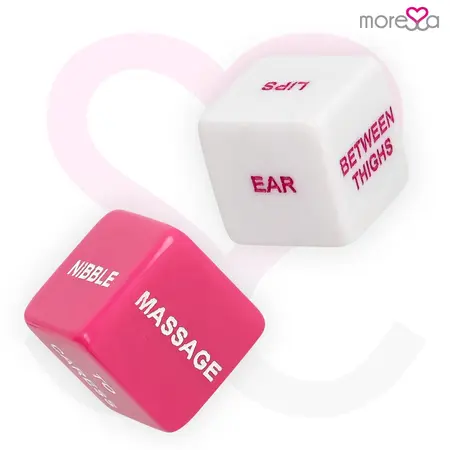 Moressa Set Igre sa Kockicama Engleski - Smola, 2 Kockice i Satenska Torba, 2cm