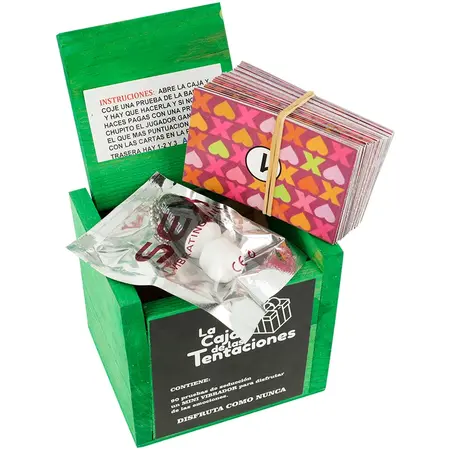 Diablo Picante Tentation Box - Adult Challenge Game Set with Cards & Timer