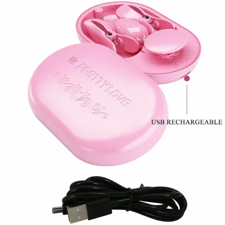 Pretty Love Surprise Box Pink E-Stim Intimne Pincete, 12 Modova, USB