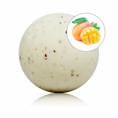 Taloka Mango Aroma Bath Bomb sa Laticama Ruže 140g - Tropska Relaksacija