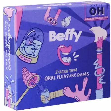 Beffy Ultra-Tanke Intimne Barijerne Lateks Folije 2-Pak