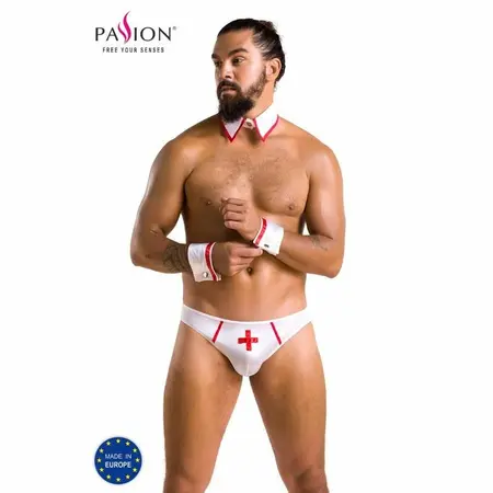 Passion Gregory 037 Men's Slip White L/XL - Comfort Fit, EU Quality