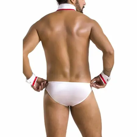 Passion Gregory 037 Men's Slip White L/XL - Comfort Fit, EU Quality