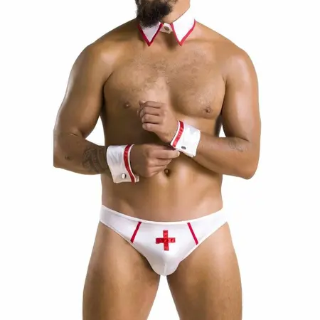 Passion Gregory 037 Men's Briefs White S/M - Premium EU Design
