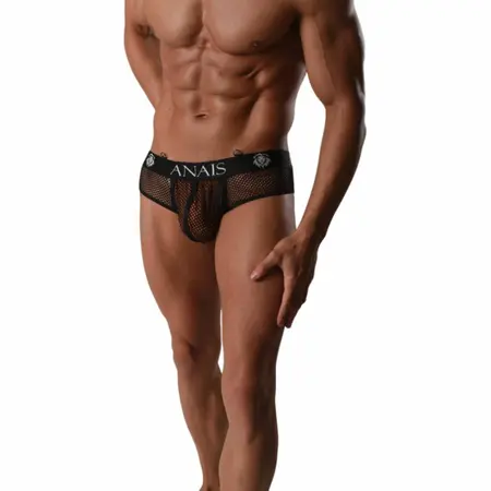 ANAIS MEN Ares String III Black Mesh Thong 3XL High Comfort Fit