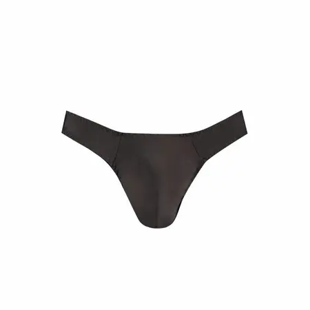 ANAIS MEN Petrol Microfiber String XL - Comfort Fit, Black