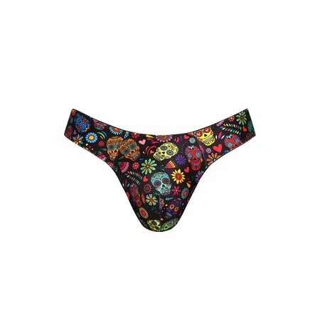 ANAIS MEN Mexico String M - Soft Modal Men’s Thong with Floral Print