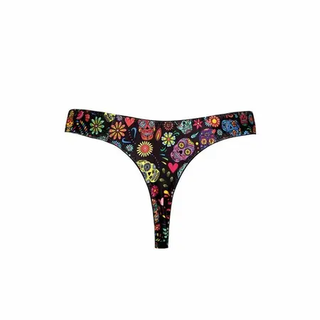 ANAIS MEN Mexico String S - Soft Modal Thong with Floral Pattern