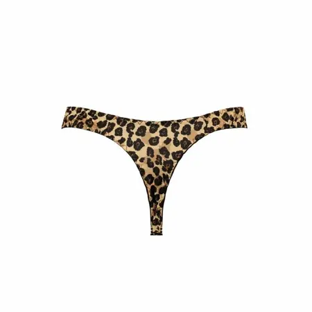 Anais Men Mercury String S - Animal Print Soft Microfiber Briefs
