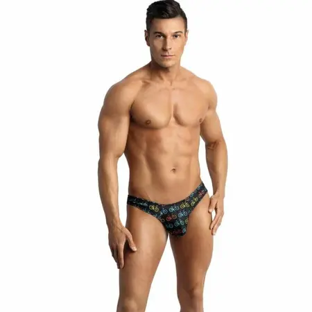 ANAIS MEN Benito String XL - Ultra-Comfortable Men's Thong, Black
