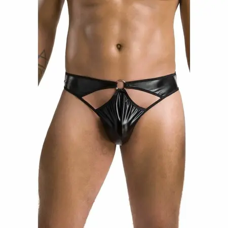 PASSION PAUL Men's Thong Black S/M - Premium European Lingerie