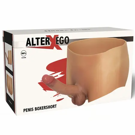 Hidden Desire Alter Ego Bokser Šorc S/M 18cm Silikonski Anatomski Model