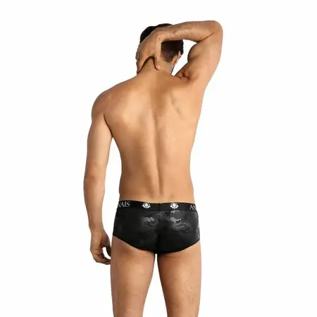 ANAIS MEN Electro Brief L - Sporty Microfiber Underwear with Military Print