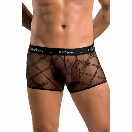 Passion James Šorts Crna S/M - Moderan Muški Lingerie, EU Proizvodnja